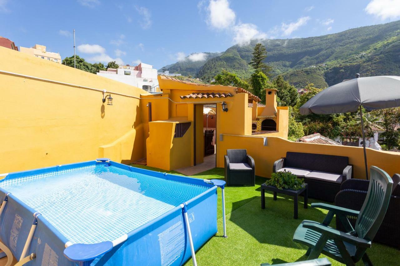 Canarian House With Views And Pool Los Realejos Exterior photo